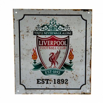 FC Liverpool zidni natpis Retro Logo Sign