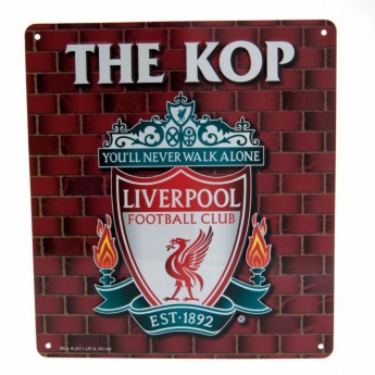 FC Liverpool zidni natpis The Kop Sign