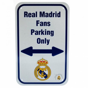 Real Madrid metalna značka No Parking Sign