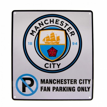 Manchester City metalna značka No Parking Sign