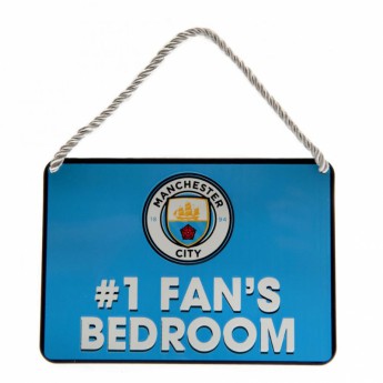 Manchester City znak za spavaću sobu Bedroom Sign No1 Fan