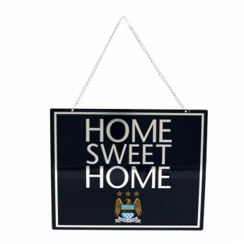 Manchester City metalna značka Home Sweet Home Sign EC