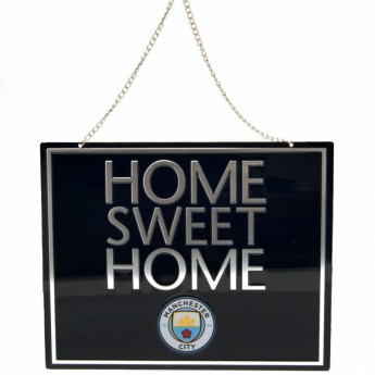 Manchester City metalna značka Home Sweet Home Sign