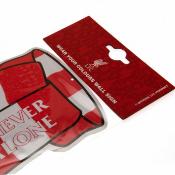 FC Liverpool metalna značka Show Your Colours Sign