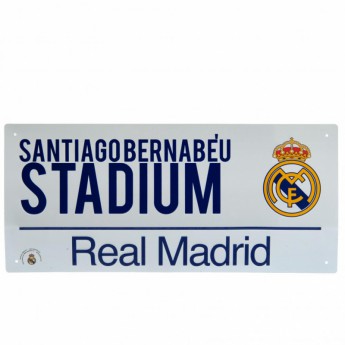Real Madrid metalna značka Street Sign