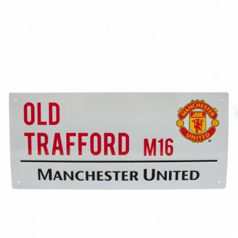 Manchester United zidni natpis Street Sign