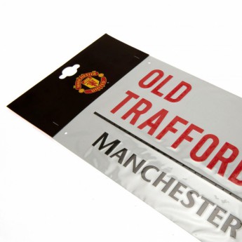 Manchester United zidni natpis Street Sign