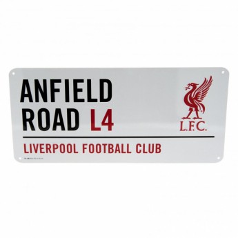 FC Liverpool zidni natpis Street Sign