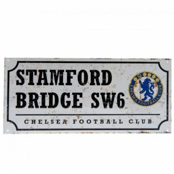 FC Chelsea zidni natpis Street Sign Retro