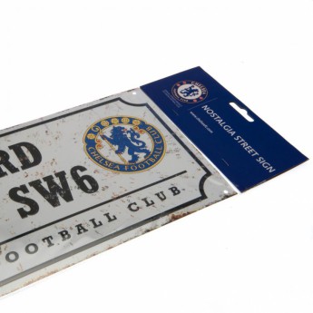 FC Chelsea zidni natpis Street Sign Retro