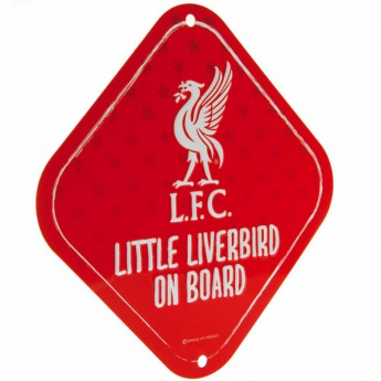 FC Liverpool znak dijete u autu Little Dribbler