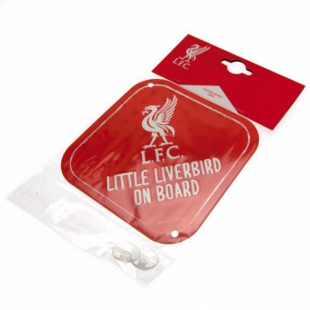 FC Liverpool znak dijete u autu Little Dribbler