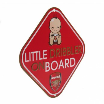 FC Arsenal znak dijete u autu Little Dribbler