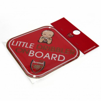 FC Arsenal znak dijete u autu Little Dribbler
