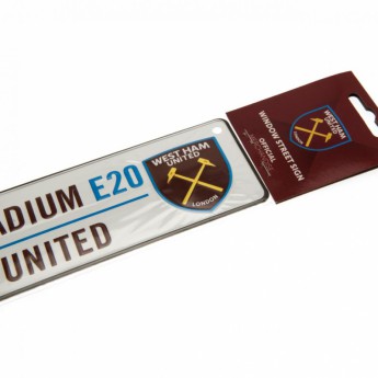 West Ham United znak za prozor Window Sign