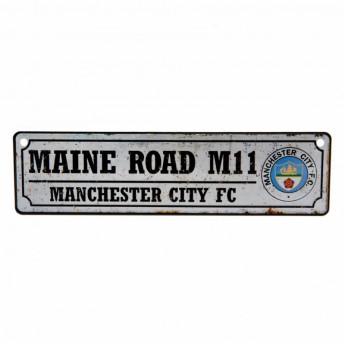 Manchester City znak za prozor Retro Window Sign