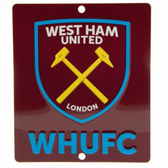West Ham United znak za prozor Window Sign SQ