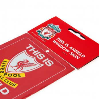 FC Liverpool znak za prozor Window Sign SQ