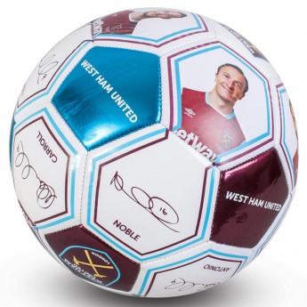 West Ham United potpisana lopta Photo Signature Football