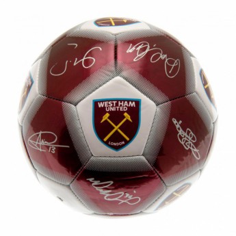 West Ham United potpisana lopta Football Signature