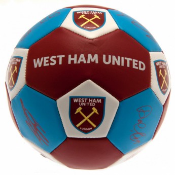 West Ham United nogometna lopta Nuskin Football Size 3