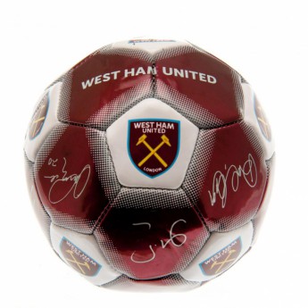 West Ham United potpisana lopta Mini Ball Signature