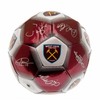 West Ham United potpisana lopta Mini Ball Signature