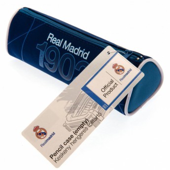 Real Madrid pernica Barrel Pencil Case EST 1902