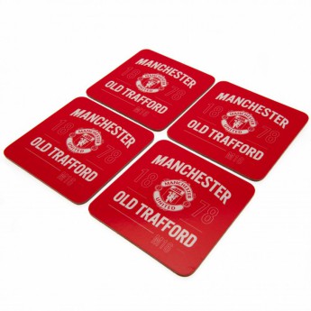 Manchester United set podmetača 4pk Coaster Set