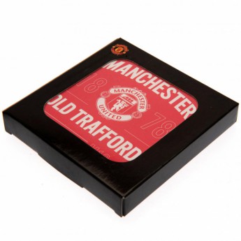 Manchester United set podmetača 4pk Coaster Set