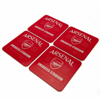 FC Arsenal set podmetača 4pk Coaster Set