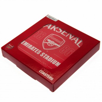 FC Arsenal set podmetača 4pk Coaster Set