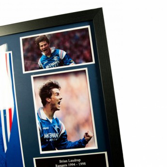 FC Rangers uokvireni dres Laudrup Signed Shirt (Framed)