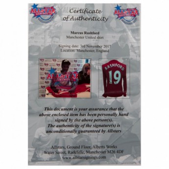 Legende uokvireni dres Manchester United Rashford Signed Shirt (Framed)