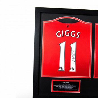 Legende uokvireni dres Manchester United Giggs & Scholes Signed Shirts (Dual Framed)