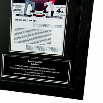 Legende uokvireni dres Manchester United 1958 Busby Babes Signed Shirt (Framed)