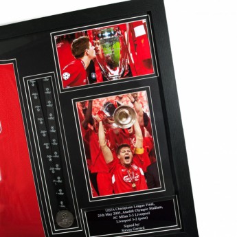 Legende uokvireni dres FC Liverpool Gerrard Signed Shirt Istanbul (Framed)