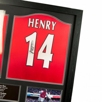 Legende uokvireni dres FC Arsenal Bergkamp & Henry Signed Shirts (Dual Framed)