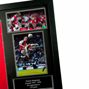 Legende uokvireni dres FC Arsenal Bergkamp Signed Shirt (Framed)