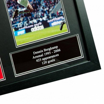 Legende uokvireni dres FC Arsenal Bergkamp Signed Shirt (Framed)
