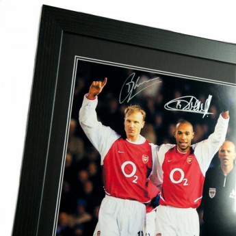 Legende slika u okviru FC Arsenal Bergkamp & Henry Signed Framed Print