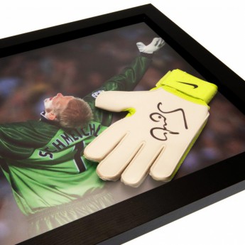 Legende uokvirena rukavica Manchester City Schmeichel Signed Glove (Framed)