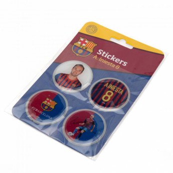 FC Barcelona naljepnice 3D Stickers 4pk Iniesta