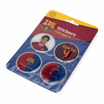 FC Barcelona naljepnice 3D Stickers 4pk Fabregas