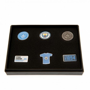 Manchester City set znački 6 Piece Badge Set