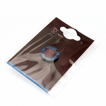 West Ham United značka Poker Chip Badge