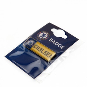 FC Chelsea značka Number Plate Badge