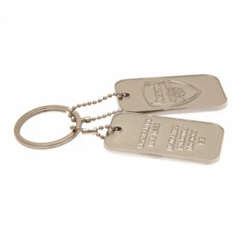 FC Arsenal privjesak za ključeve Dog Tag Keyring