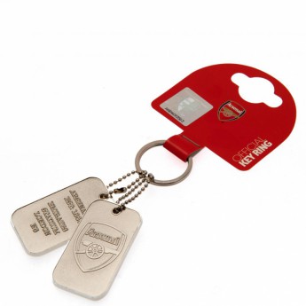 FC Arsenal privjesak za ključeve Dog Tag Keyring
