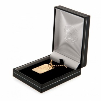 FC Celtic ogrlica s identifikacijskom pločicom za psa Gold Plated Dog Tag & Chain